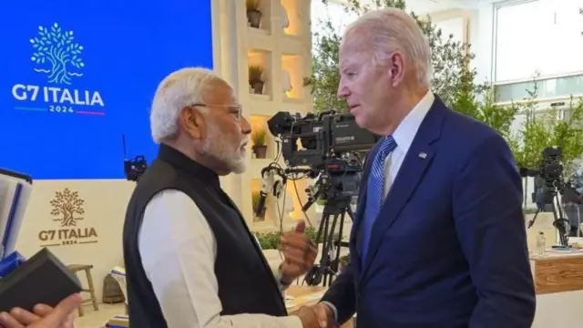 பிரதமர் மோதி, 2022-ஆம் ஆண்டு அமெரிக்காவுக்கு மேற்கொண்ட பயணத்தின்போது கேள்விகளுக்குப் பதிலளித்தார்.