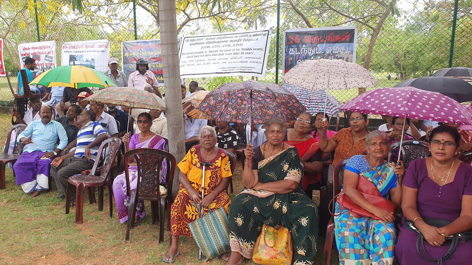 மயிலிட்டியில் மூன்றாவது வெள்ளியாக தொடரும் போராட்டம்