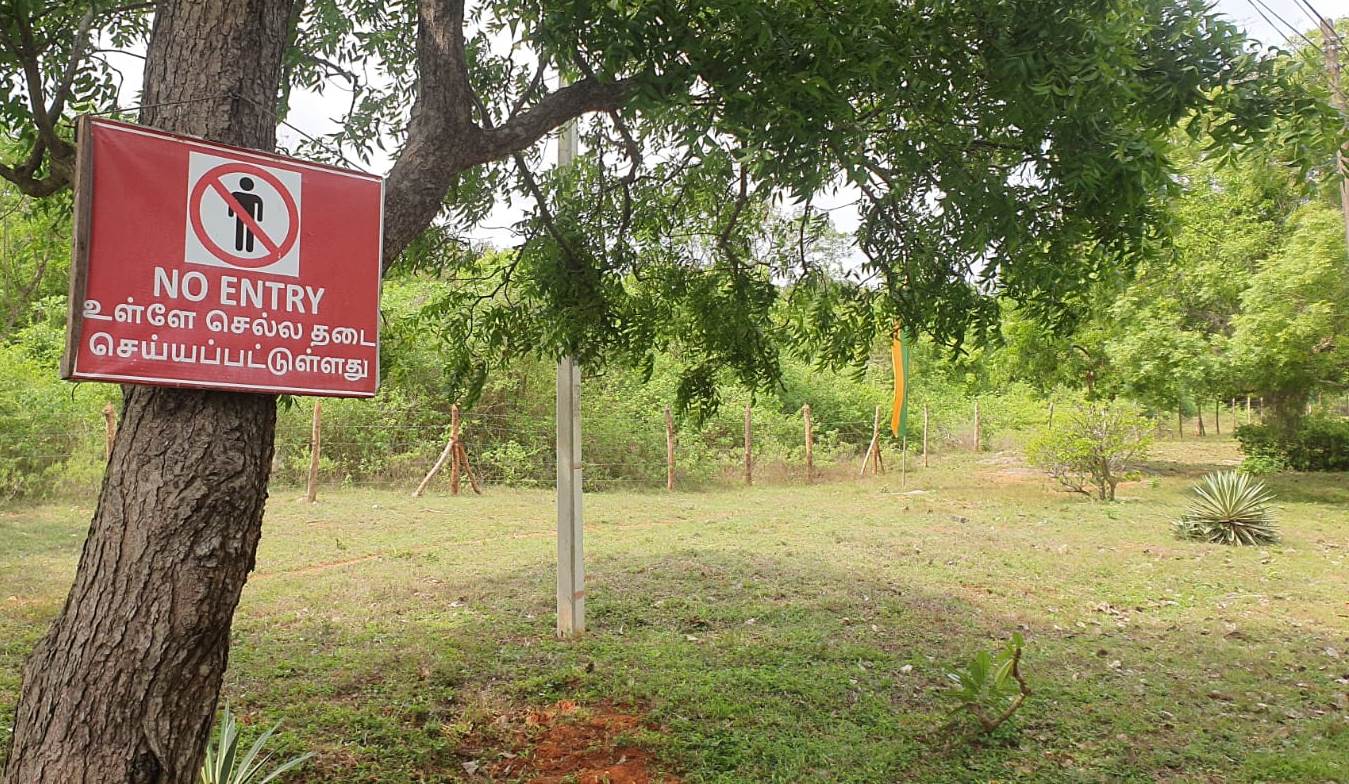 யாழ்ப்பாணம், வலிக்காமம் வடக்கு பகுதியில் கடந்த 36 வருடங்களுக்கு மேலாக இராணுவ கட்டுப்பாட்டில் உள்ள தனியார்
