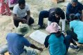 செம்மணியில் மண்ணுடன் அகழ்ந்து எடுக்கப்பட்ட குழந்தையின் என்பு கூடு