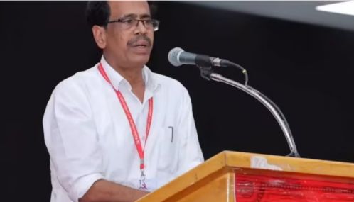 தமிழக முதல் அமைச்சராக விஜய் பதவியேற்றுக்கொண்டார். இந்த நிகழ்ச்சியில் தமிழ்த்தாய் வாழ்த்து பாடல் மூன்றாவதாக பாட