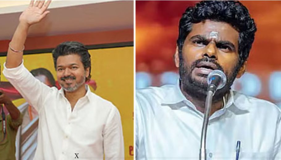 த.வெ.க. தலைவர் விஜய்க்கு அண்ணாமலை வாழ்த்து