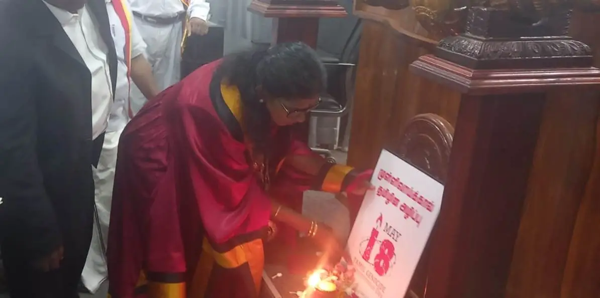 முள்ளிவாய்க்கால் வாரம் இடம்பெற்று வரும் நிலையில் , இன்றைய யாழ்ப்பாண மாநகர சபை அமர்வின் போது
