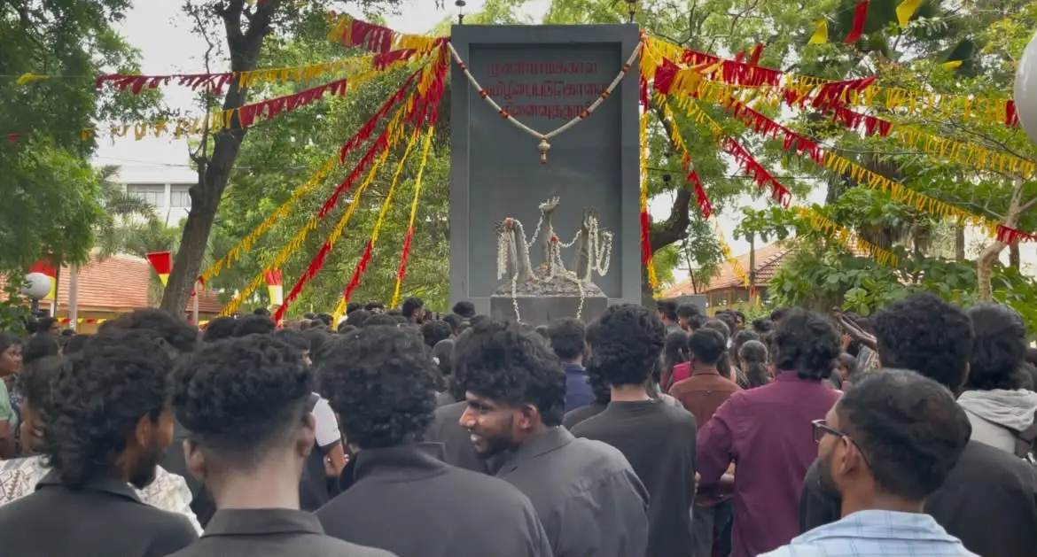 யாழ் பல்கலைக்கழகத்தில் முள்ளிவாய்க்கால் இனப்படுகொலை வாரத்தின் இறுதி நாள் நிகழ்வுகள் யாழ் பல்கலைக்கழக மாணவர் ஒன