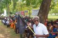 இலங்கையின் தெற்கில் வெசாக் கொண்டாட்ட கொடிகள் பறக்கப்படவிடப்பட்டுள்ள நிலையில், மயிலிட்டி பகுதியில் தமது காணிகளி