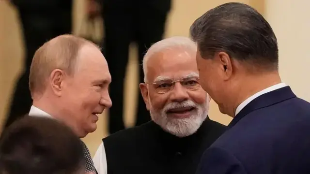 Narendra Modi, Vilamidir Putin, Xi Jinping