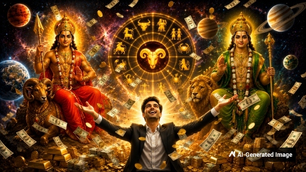 Mars Mercury Make Dhan Yog 2026: செவ்வாய் இன்று தனது சொந்த ராசியான மேஷ