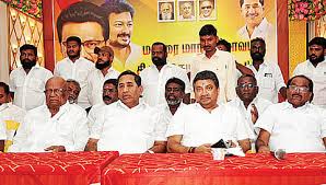 மதுரை அண்ணா நகர் பகுதியில் மாநகர் மாவட்ட திமுக செயற்குழுக் கூட்டம் நேற்று நடைபெற்றது. இக்கூட்டத்துக்கு