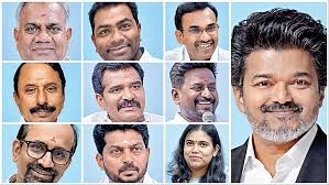 முதல்வர் விஜய் உள்ளிட்ட 10 அமைச்சர்களுக்கு துறைகள் ஒதுக்கீடு செய்து ஆளுநர் அர்லேகர் அறிவித்துள்ளார். முதல்வர்