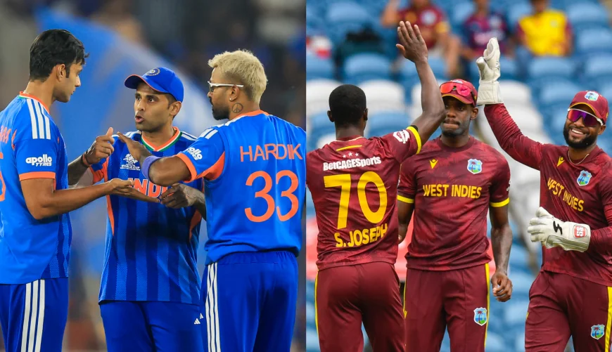 டி20 உலகக் கோப்பை தொடரின் சூப்பர் 8 சுற்றின் கடைசி ஆட்டத்தில் India national cricket