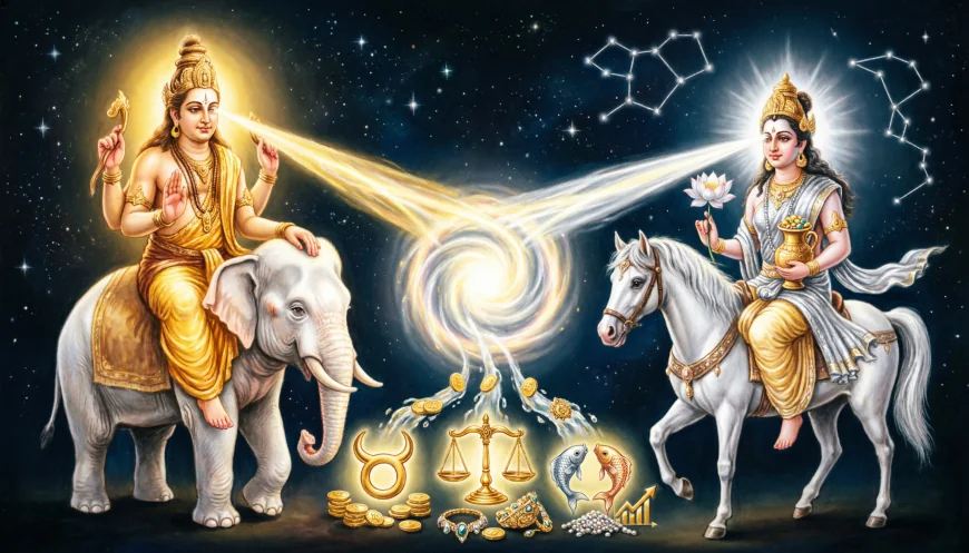 குரு மற்றும் சுக்கிரன் பார்வை இணைப்பால் உருவாகும் திருஷ்டி யோகம் மார்ச் 18 முதல் பல