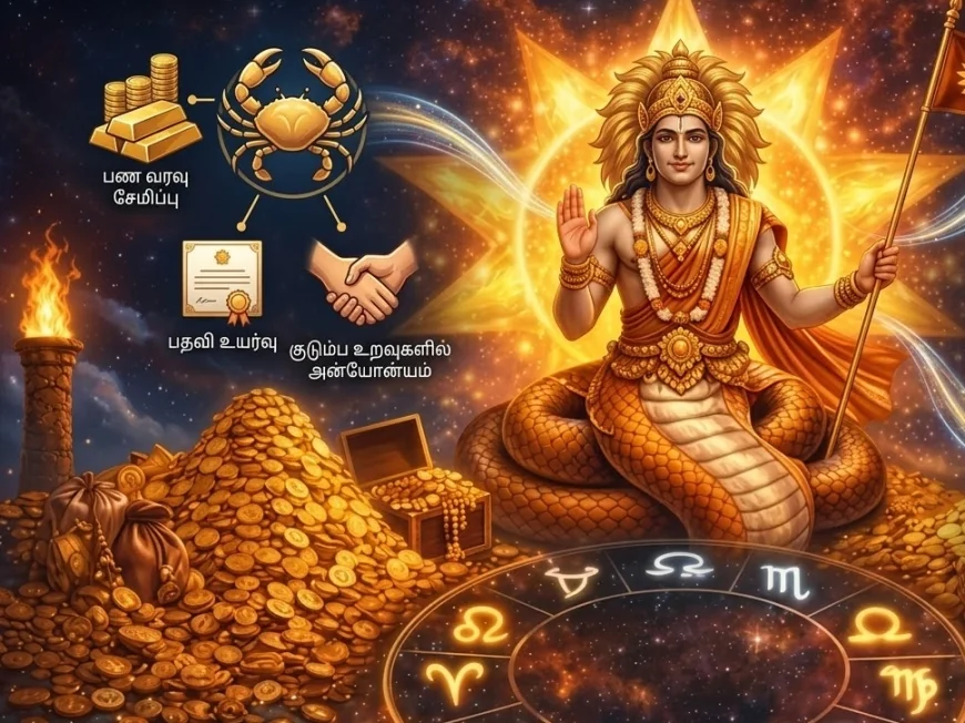 சுமார் 18 ஆண்டுகளுக்குப் பிறகு கேது பகவான் மகம் நட்சத்திரத்திற்குள் நுழையவுள்ள நிலையில், குறிப்பிட்ட மூன்று