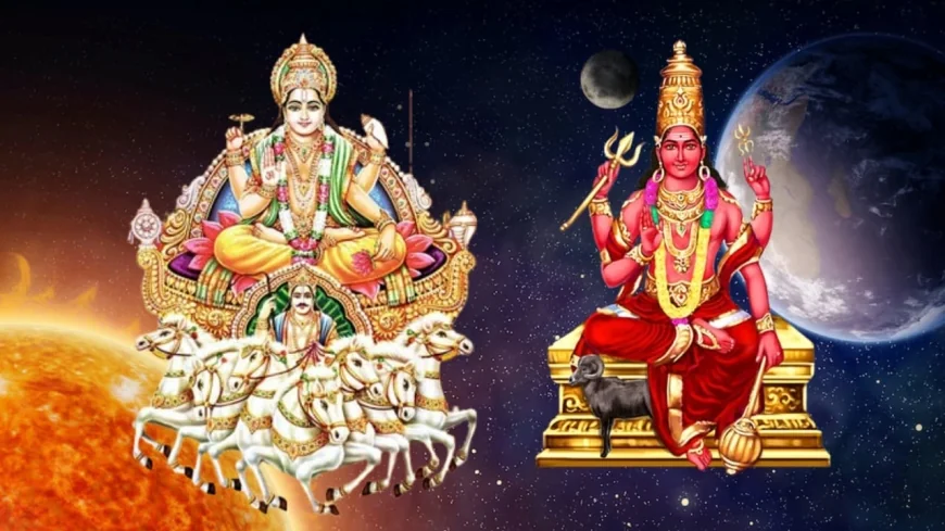 ஏப்ரல் 14, 2026 அன்று சூரியன் மேஷ ராசியில் உச்சம் அடைவதால் சில ராசிகளுக்கு அதிர்ஷ்டம்