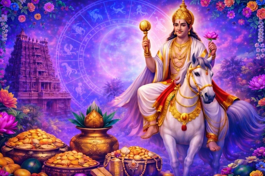 தமிழ் புத்தாண்டு நாளில் சுக்கிரன் மற்றும் வருணன் இணைந்து உருவாக்கும் அர்த்த கேந்திர ராஜயோகம் மேஷம்,