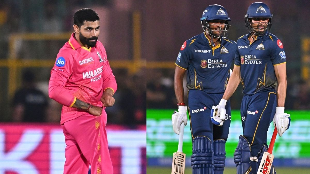 IPL 2026: ராஜஸ்தான் பந்துவீச்சை துவம்சம் செய்த குஜராத்.. கில், சுதர்சன் அதிரடியால் 229 ரன்கள்!
