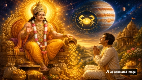 Jupiter transit in Cancer 2026 bring luck and wealth to these four