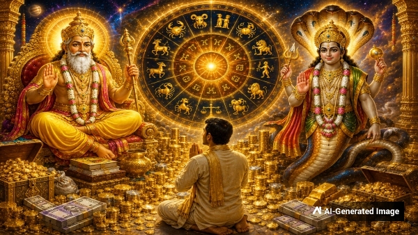 Jupiter and Ketu creates Dwidwadash Yoga 2026 give luck and prosperity to
