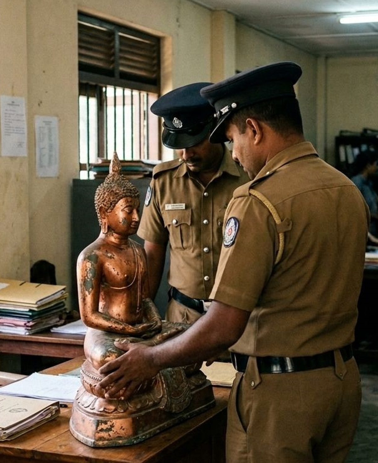 கண்டி நகரில் பல கோடி ரூபாய் மதிப்புள்ள பழங்கால புத்தர் சிலையை சட்டவிரோதமாக விற்பனை செய்ய