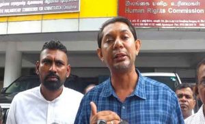 புதிய மக்கள் முன்னணியின் தலைவர் சுகீஸ்வர பண்டார மனித உரிமைகள் ஆணைக்குழுவில் முறைப்பாடு!