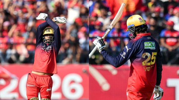 IPL 2026- Venkatesh Iyer celebrates his half century in Thalapathy Vijay Gesture