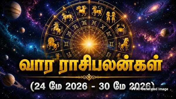 Weekly Horoscope: இங்கு 2026 மே 24 ஆம் தேதி முதல் 2026 மே 30