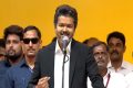சென்னை ஜவஹர்லால் நேரு மைதானத்தில் நடைபெற்ற பதவியேற்பு விழாவில் உரையாற்றிய முதல்வர் விஜய், முந்தைய திமுக