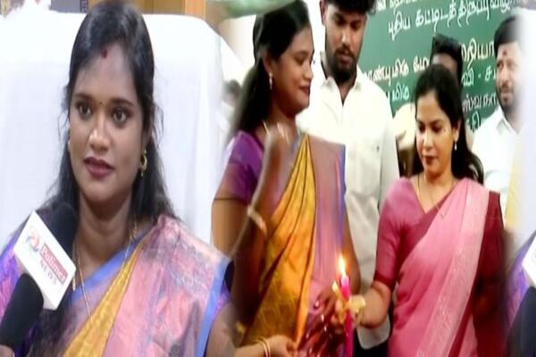 சென்னை மாநகராட்சிப் பள்ளிப் புதிய கட்டிடத் திறப்பு விழாக்களில் பங்கேற்ற தவெகவின் திரு.வி.க. நகர் தொகுதி