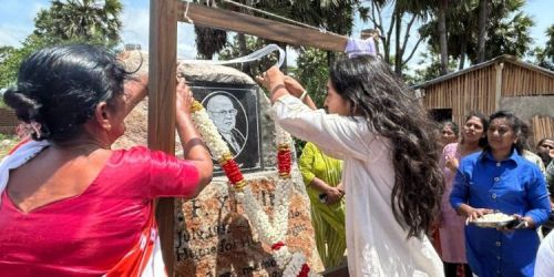 Garden of Tears Inaugurated as Families Commemorate Home for Human Rights Founder’s
