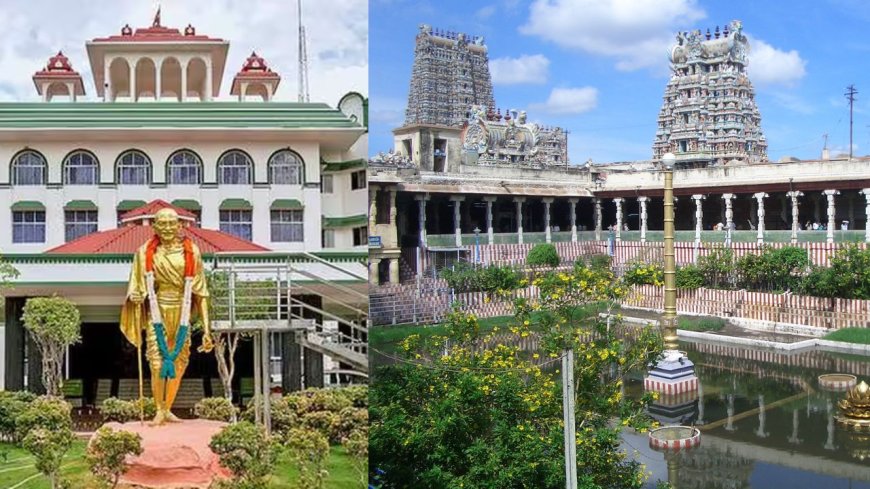 மதுரை மீனாட்சி அம்மன் கோயிலுக்கு சொந்தமான சொத்துக்களை மீட்க மேற்கொண்ட நடவடிக்கை குறித்து அறிக்கை அளிக்குமாறு