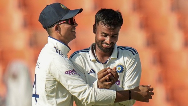 IND vs AFG Test Manav Suthar Scripts History with 6-Wicket Haul on Test Debut Against Afghanistan IND vs AFG Test Manav Suthar Scripts History with 6-Wicket Haul on Test Debut Against Afghanistan