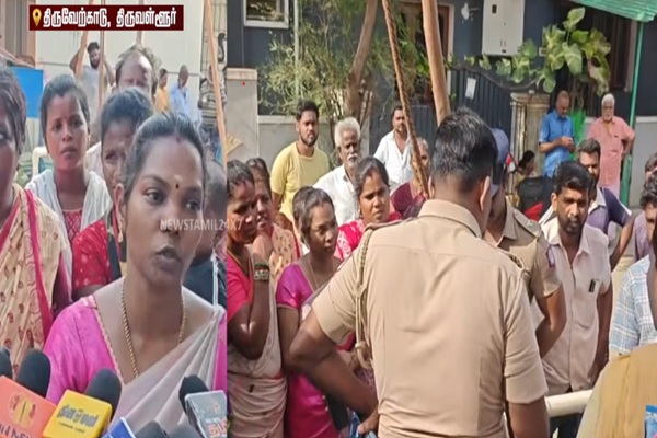 சென்னை புறநகர்ப் பகுதியில் நிலவி வரும் கடுமையான கோடை வெயிலுக்கு மத்தியில், பொதுமக்களின் குடிநீர் தேவையைப்
