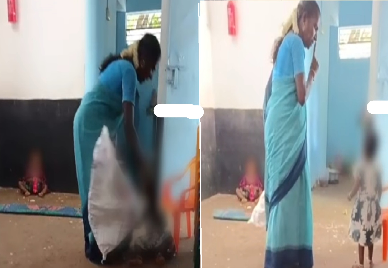 தென்காசி மாவட்டம் பாவூர்சத்திரம் பகுதியில் உள்ள அரசு அங்கன்வாடி (Anganwadi) மையத்தில், பச்சிளம் குழந்தை ஒன்றின
