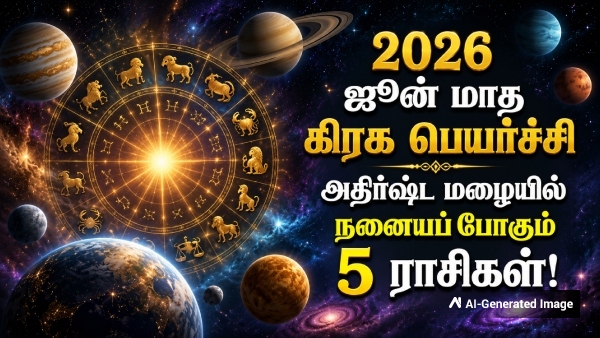 June 2026 Planet Transits: ஜூன் மாதத்தில் கிரகங்களின் நிலைகளில் ஏற்படும் மாற்றங்களினால், மேஷம் முதல்