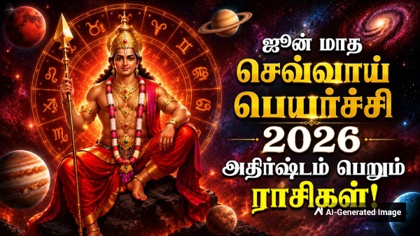 Mars Transit In Krithikai Nakshatra On 16 June 2026: செவ்வாய் ஜூன் 16
