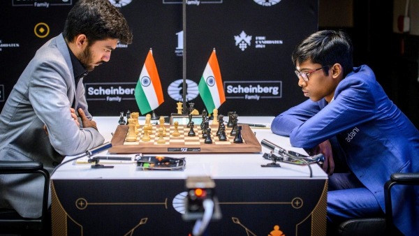 Indian Grandmaster R. Praggnanandhaa registered a stunning win against World Champion D.