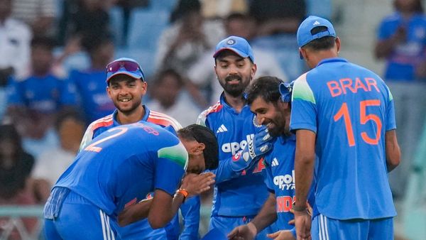 Shubman Gill and Ishan Kishan celebrating centuries against Afghanistan Shubman Gill and Ishan Kishan celebrating centuries against Afghanistan