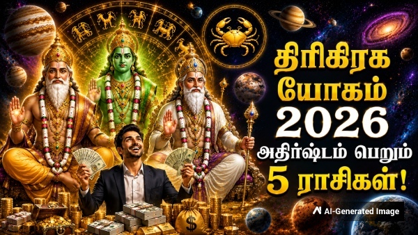 Jupiter, Venus, Mercury Make Trigrahi Yog In Cancer 2026: வேத நாட்காட்டியின் படி,